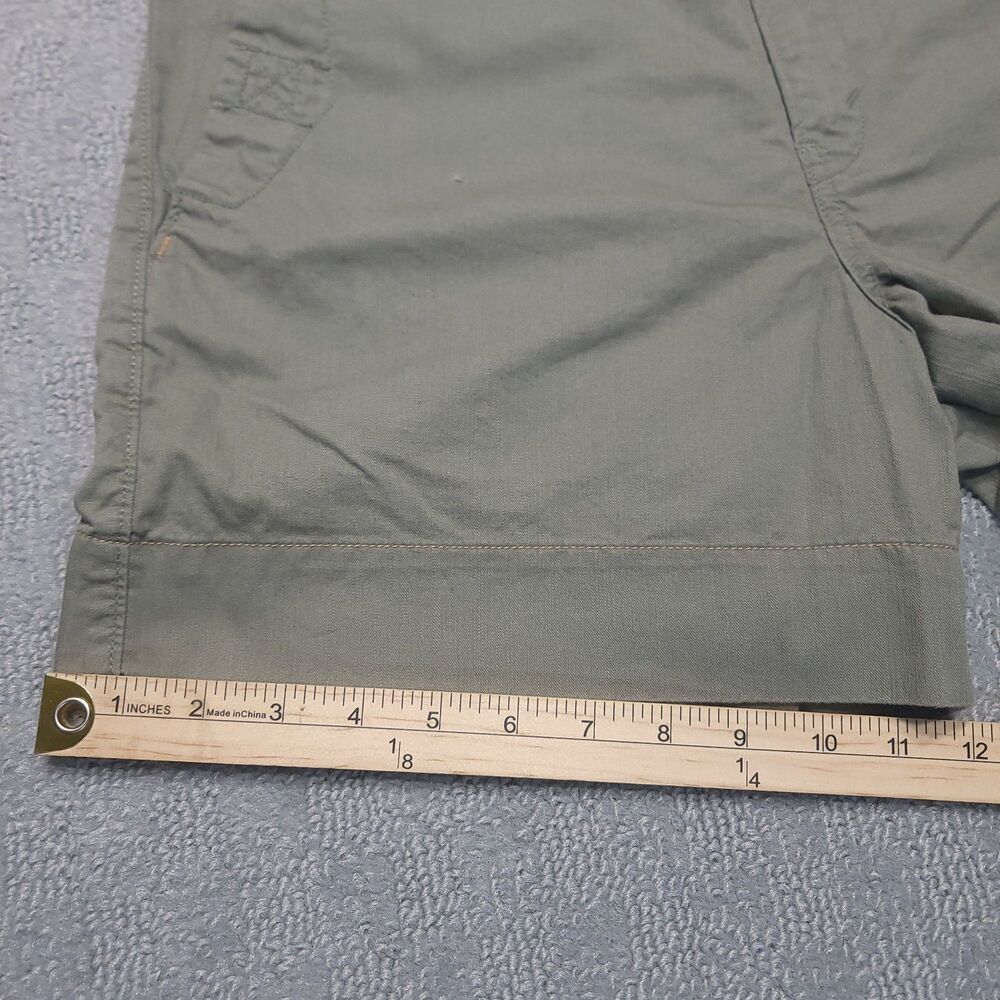 Levis "Crafted With Pride" Shorts Womens 10 Mid Rise Chino Green Cotton - Picture 9 of 16